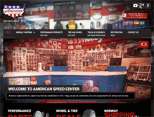 Tablet Screenshot of americanspeedcenter.com